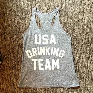 USA Drinking Team racerback tank top